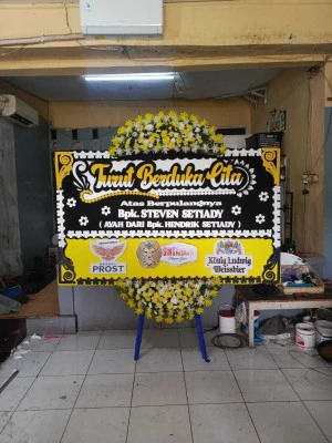 Papan Bunga di Mampang Pancoran Mas